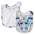 Pikku Baby | Classic Bib Set | Muslin Drool Bibs | Woodland Fantasy Collection