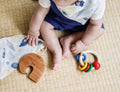 Pikku Baby | Natural Wood Toys | Teether & Rattle Set