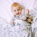 Pikku Baby | Muslin Swaddle Wrap | Swallows Collection