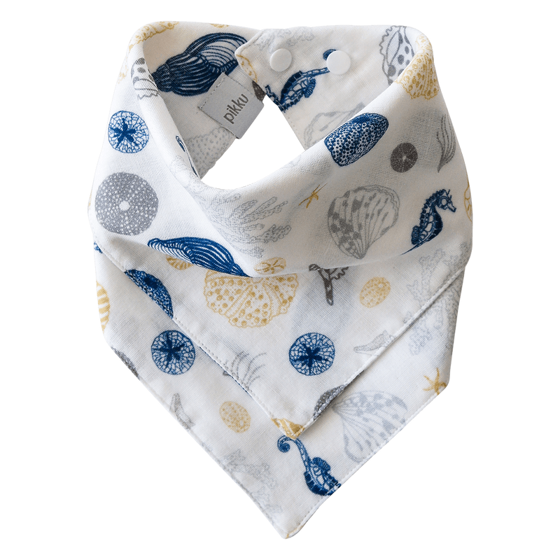 Pikku | Muslin Bandana Bib | Ocean Collection