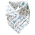 Pikku Baby | Muslin Bandana Bib | Painted Stones Collection | Aqua