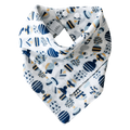 Pikku Baby | Muslin Bandana Bib | Painted Stones Collection | Nautical