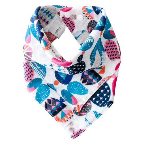 Pikku Baby | Muslin Bandana Bibs | Painted Stones Collection | Watermelon