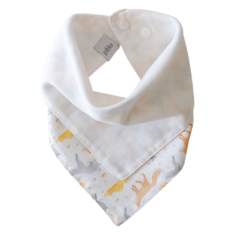 Pikku Baby | Muslin Bandana Bib | Playful Fox Collection