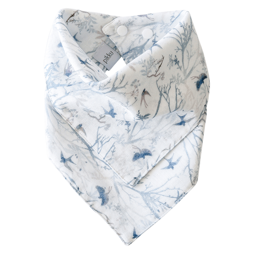 Pikku Baby | Muslin Bandana Bib | Swallows Collection | Morning Dew