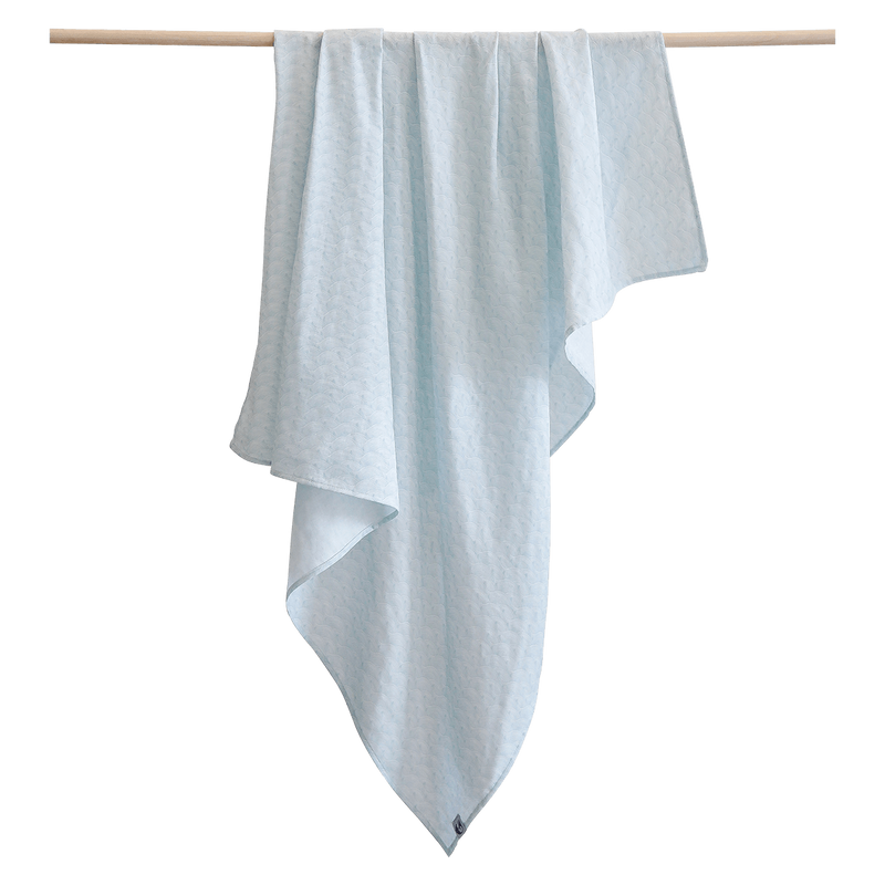 Pikku Baby | Muslin Swaddle Wrap | Ocean Collection
