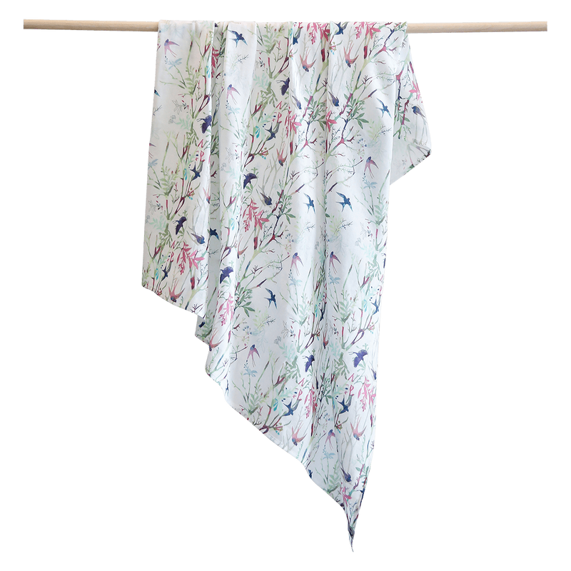 Pikku Baby | Muslin Swaddle Wrap | Swallows Collection