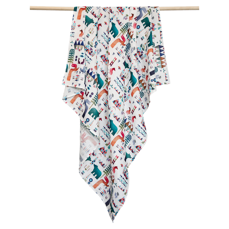 Pikku Baby | Muslin Modern Bib | Woodland Fantasy Collection