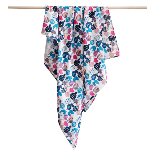 Pikku Baby | Muslin Swaddle Wrap | Painted Stones Collection