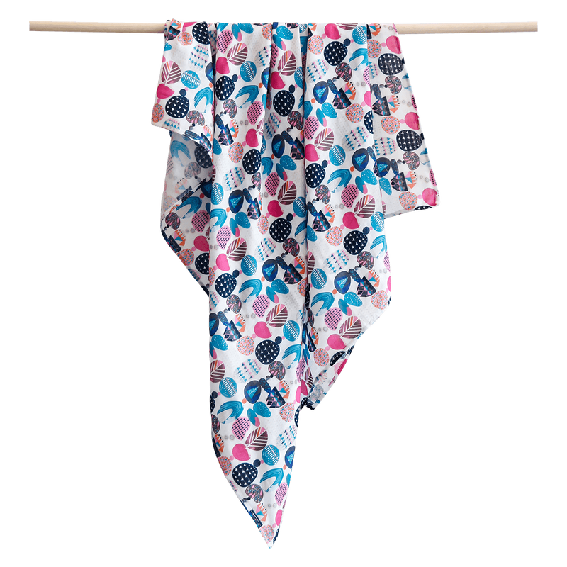Pikku Baby | Muslin Swaddle Wrap | Painted Stones Collection