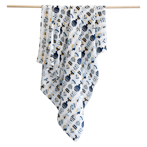 Pikku Baby | Muslin Swaddle Wrap | Painted Stones Collection
