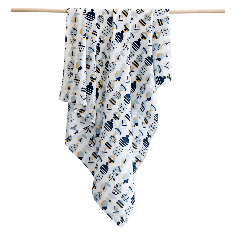 Pikku Baby | Muslin Swaddle Wrap | Painted Stones Collection