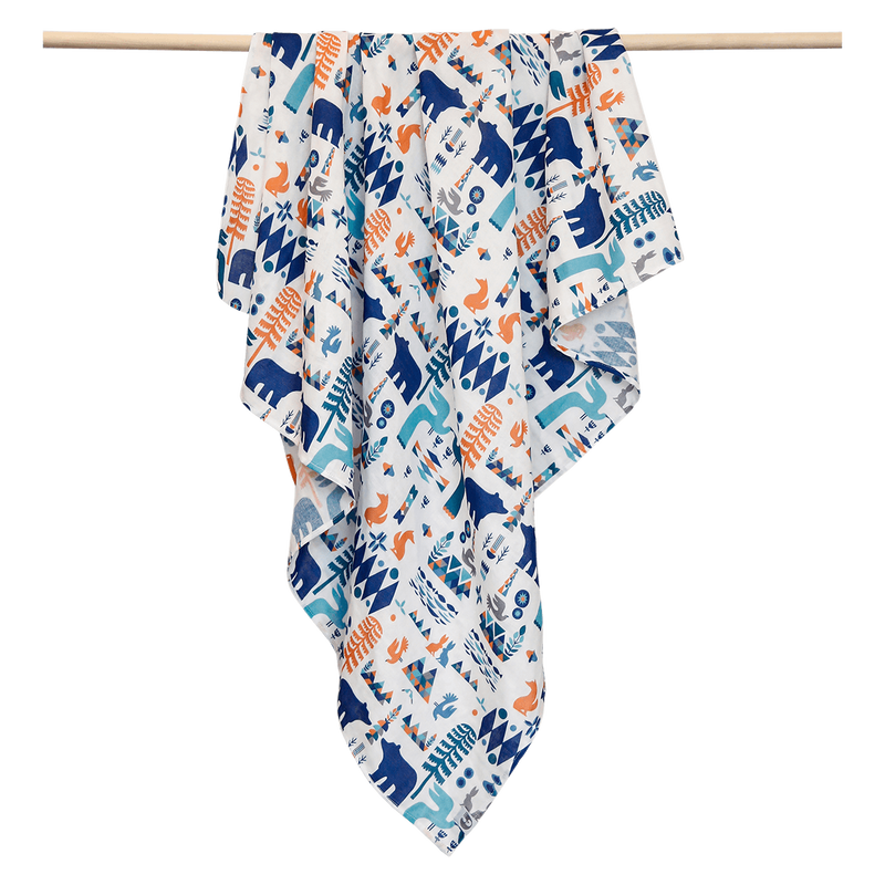 Pikku Baby | Muslin Modern Bib | Woodland Fantasy Collection