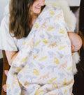 Pikku Baby | Muslin Swaddle Wrap | Playful Fox Collection