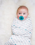 Pikku Baby | Muslin Swaddle Wrap | Painted Stones Collection